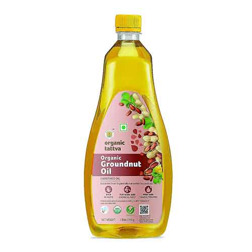 Organic Tattva Groundnut Oil, 1Litre-0