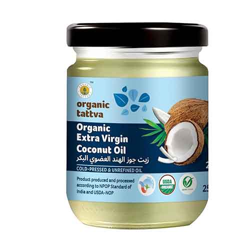 Organic Tattva Extra Virgin Coconut Oil, 250ml-0