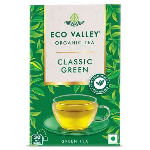 Eco Valley Organic Green Tea - Classic - 25 Tea Bags Grown in Nilgiris Zero Calories Rich in Antioxidants Good for Digestion.jpg