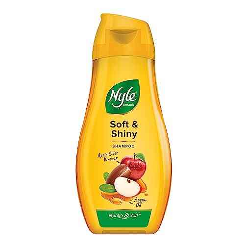 Nyle Naturals Soft Shiny Shampoo With Apple Cider Vinegar and Argan Oil 180ml