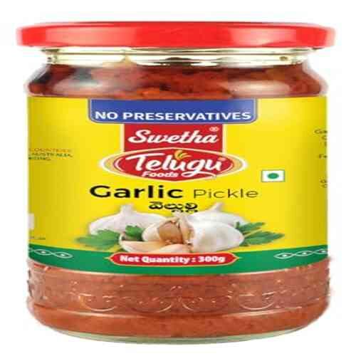 Swetha Telugu Foods Garlic Pickle 300g