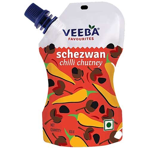 Veeba Schezwan Chilli Chutney, 100g-0