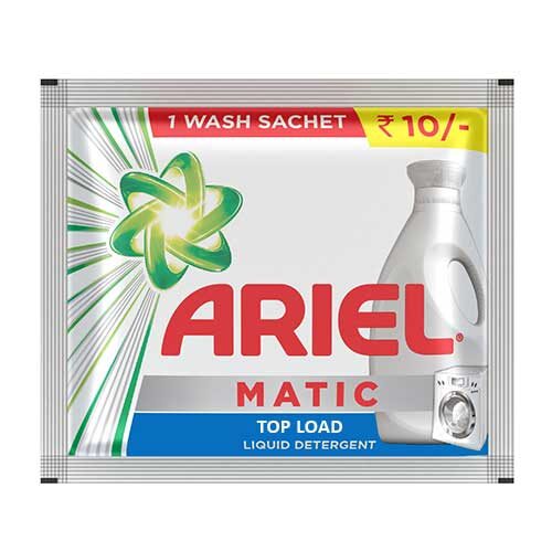 Ariel Matic Top Load Liquid Detergent, 50ml Sachet-0